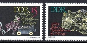 Serie de sellos Alemania ferrocarriles Nº 0842/5 (**)