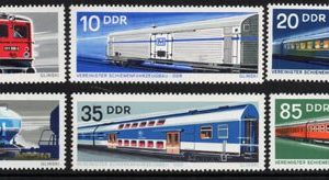 Serie de sellos Alemania ferrocarriles Nº 1539/44 (**)