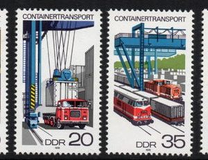 Serie de sellos Alemania ferrocarriles Nº 1995/8 (**)