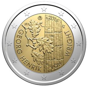 Moneda 2 euros de Finlandia 2016 George Henrik Wright