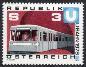Serie de sellos Austria ferrocarriles Nº 1397 (**)