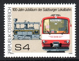 Serie de sellos Austria ferrocarriles Nº 1683 (**)