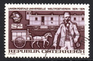 Serie de sellos Austria ferrocarriles Nº 1295 (o)