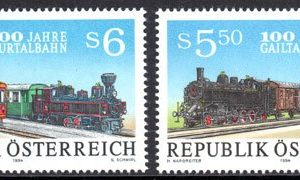 Serie de sellos Austria ferrocarriles Nº 1959/60 (**)