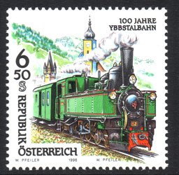 Serie de sellos Austria ferrocarriles Nº 2082 (**)