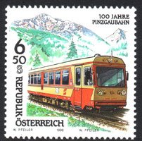Serie de sellos Austria ferrocarriles Nº 2091 (**)