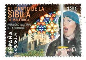 5075. Sello Patrimonio Inmaterial. Sibila