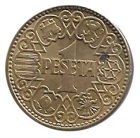 Moneda 001 peseta 1944. EBC+
