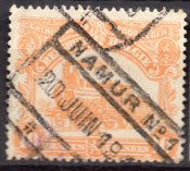 Serie de sellos Bélgica Colis Postaux ferrocarriles Nº 078 (o)
