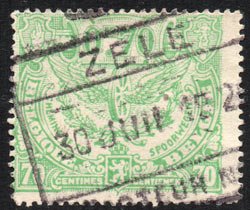 Serie de sellos Bélgica Colis Postaux ferrocarriles Nº 088 (o)
