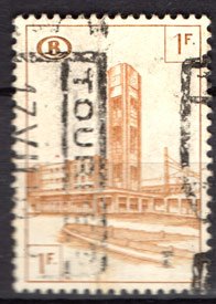 Serie de sellos Bélgica Colis Postaux ferrocarriles Nº 336 (o)