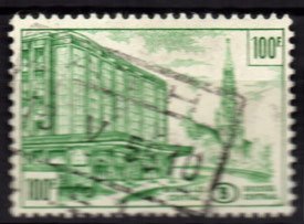 Serie de sellos Bélgica Colis Postaux ferrocarriles Nº 350 (o)