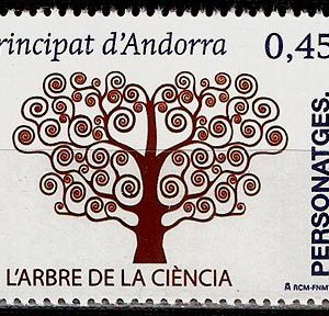 Serie sellos Andorra 446. Ramon LLul 2016