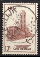 Serie de sellos Bélgica Colis Postaux ferrocarriles Nº 352 (o)