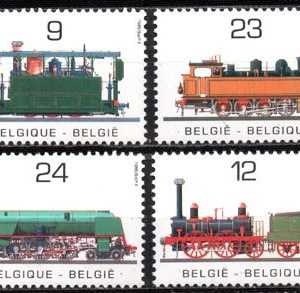 Serie de sellos Bélgica ferrocarriles Nº 2170-3(**)