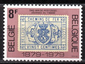 Serie de sellos Bélgica ferrocarriles Nº 1979 (**)