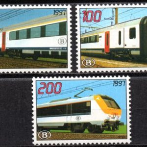 Serie de sellos Bélgica Colis Postaux ferrocarriles Nº 468-0(**)
