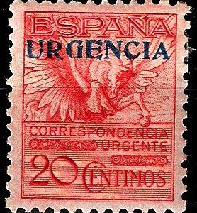 Sello Primer Centenario 0489 (*). Pegaso. Centrado de Lujo