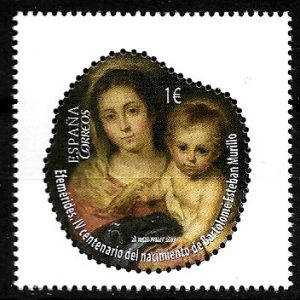 5125. Sello Efemerides. Murillo
