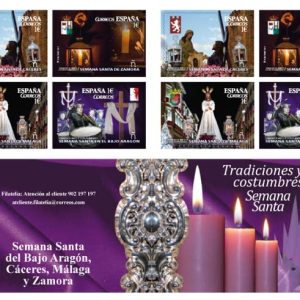 5136-39. Carnet sellos Semana Santa