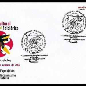 0860. Matasellos Semana Cultural (Lugones-10/10/16)