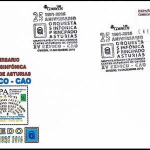 0867. Matasellos Centro Asturiano (Oviedo-15/12/16)