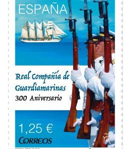 5143. Sello Real Compañia Guardiamarinas