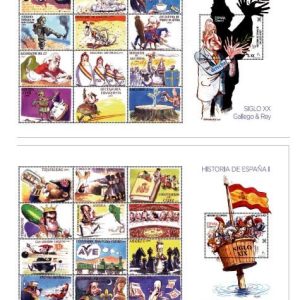 5144-45. Sello Historia España I y II – Gallego y Rey HB