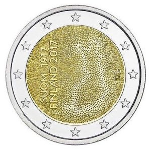 Moneda 2 euros de Finlandia 2017 Centenario de la Independencia