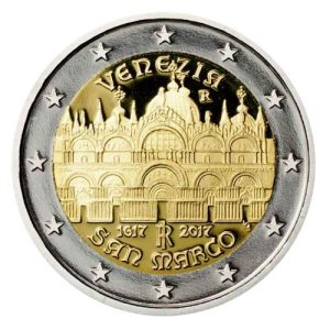 Moneda 2 euros de Italia 2017 Ciudad de Venecia