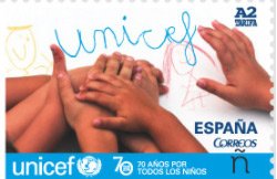 5153. Sello Efemérides UNICEF
