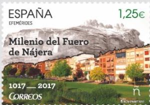 5154. Sello Efemérides Milenio Fuero de Nájera