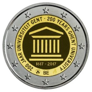 Moneda 2 euros de Bélgica 2017 – Universidad de Gante en COINCARD