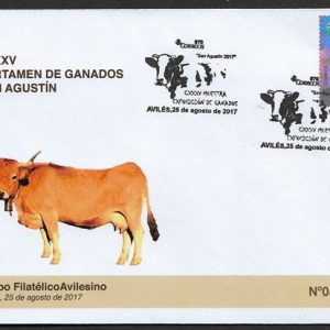 0877. Matasellos Certamen de Ganado (Avilés -25/8/17)