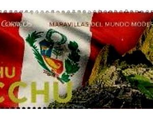 5162. Sello Maravillas del Mundo. Machu Pichu