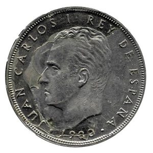 Moneda 100 pesetas 1980*80 MBC. Cospel Defectuoso