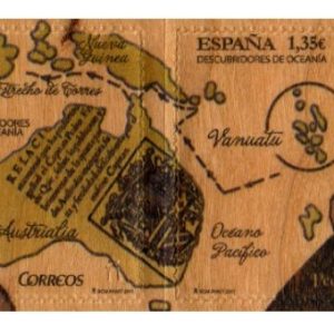 5183-84. Sello Descubridores de Oceania