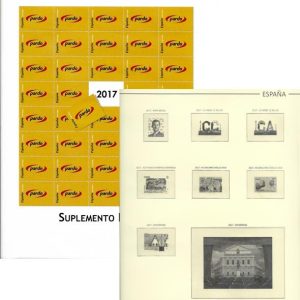 Suplemento de sellos España 2017. Montado