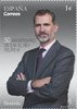 5205. Sello 50 aniversario Rey Felipe VI. Efemérides