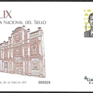 147/48. Sobre Entero Postal Feria Sello y Exfilna 2017