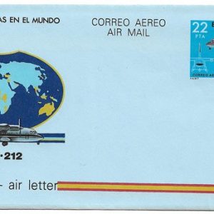 Nº 205-6. Aerograma Avión CASA – 1983