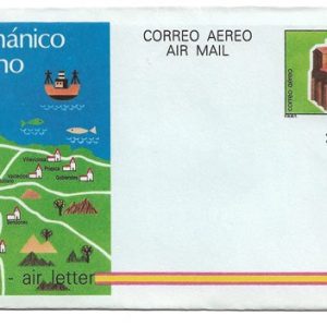 Nº 212. Aerograma Rutas turíasticas, Prerrománico Asturiano – 19