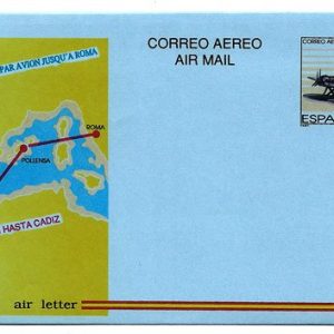 Nº 214. Aerograma Línea Aérea – 1989