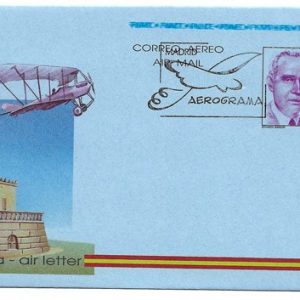 Nº 216. Aerograma Eduardo Barrón y Ramos de Sotomayor- 1991