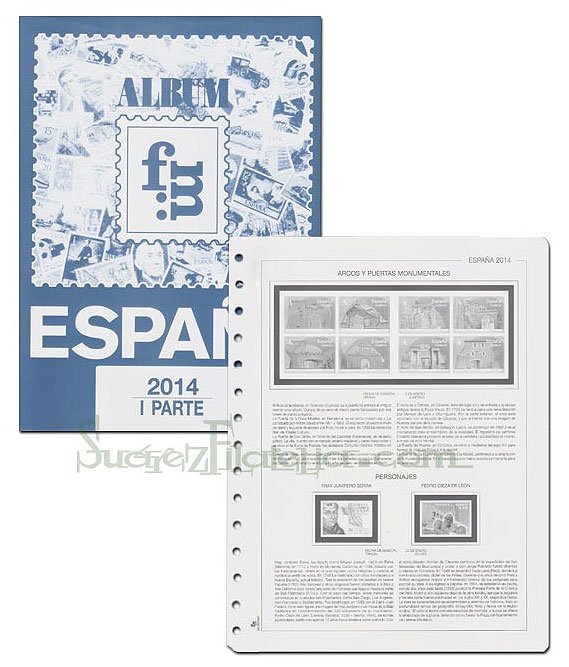 Suplemento 1976 sellos España completo. Montado
