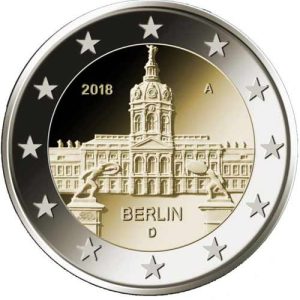 Moneda 2 euros Alemania 2018 Bunderländer Berlin 1 Ceca