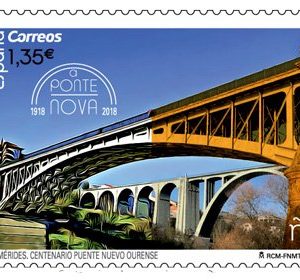 5228. Sello Puente Nuevo de Orense