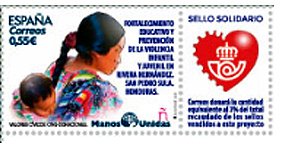 5236. Sello Solidario. Valores Cívicos