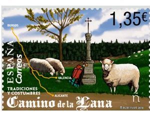 5244. Sello Camino de la Lana