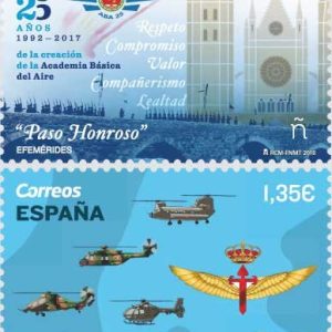 5239-40. Sello Academia Basica Aire y Fuerzas Aeromóviles